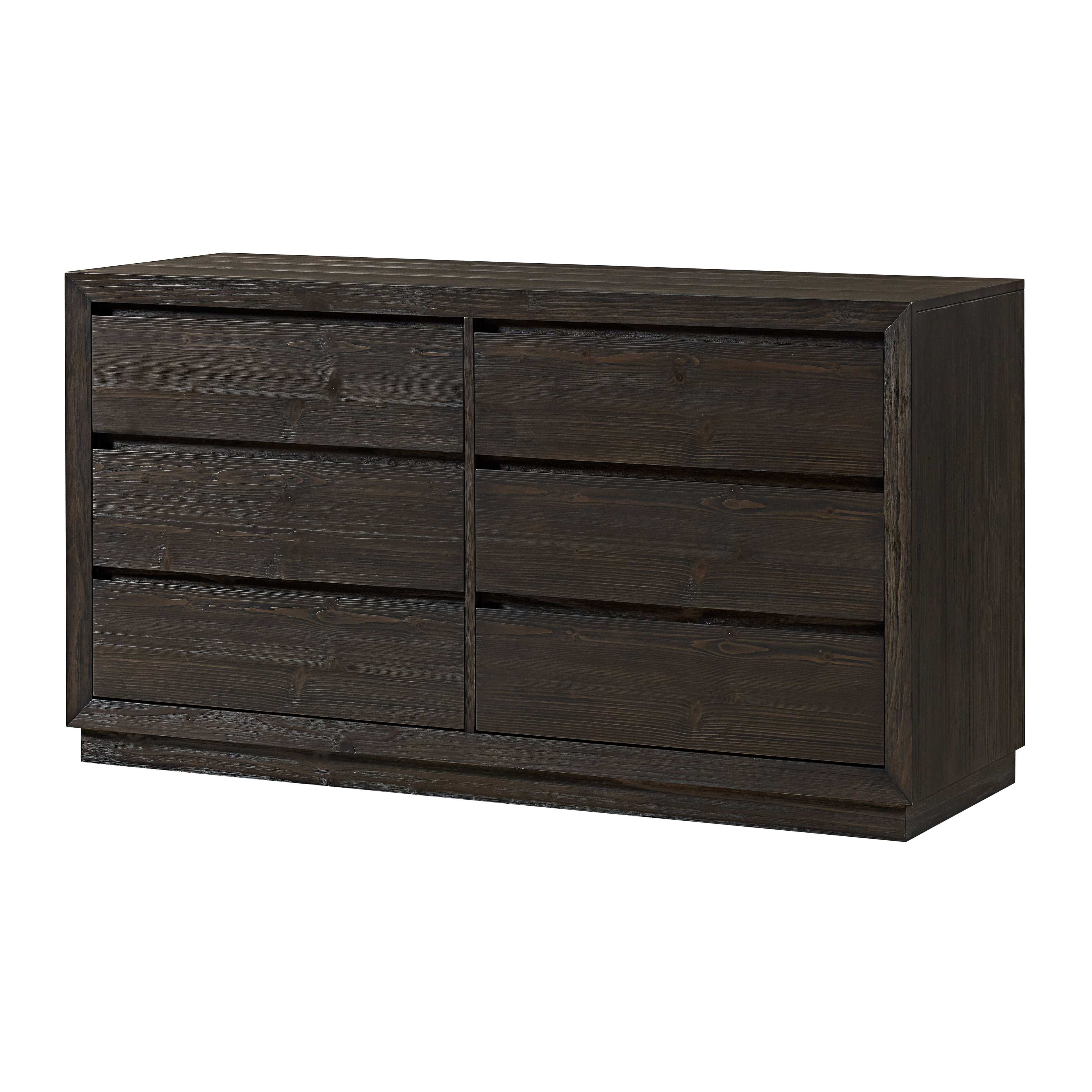 64" 6 Drawer Double Dresser H457