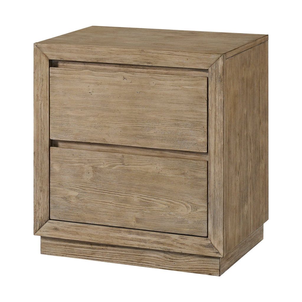 2 Drawer Nightstand with Power F478