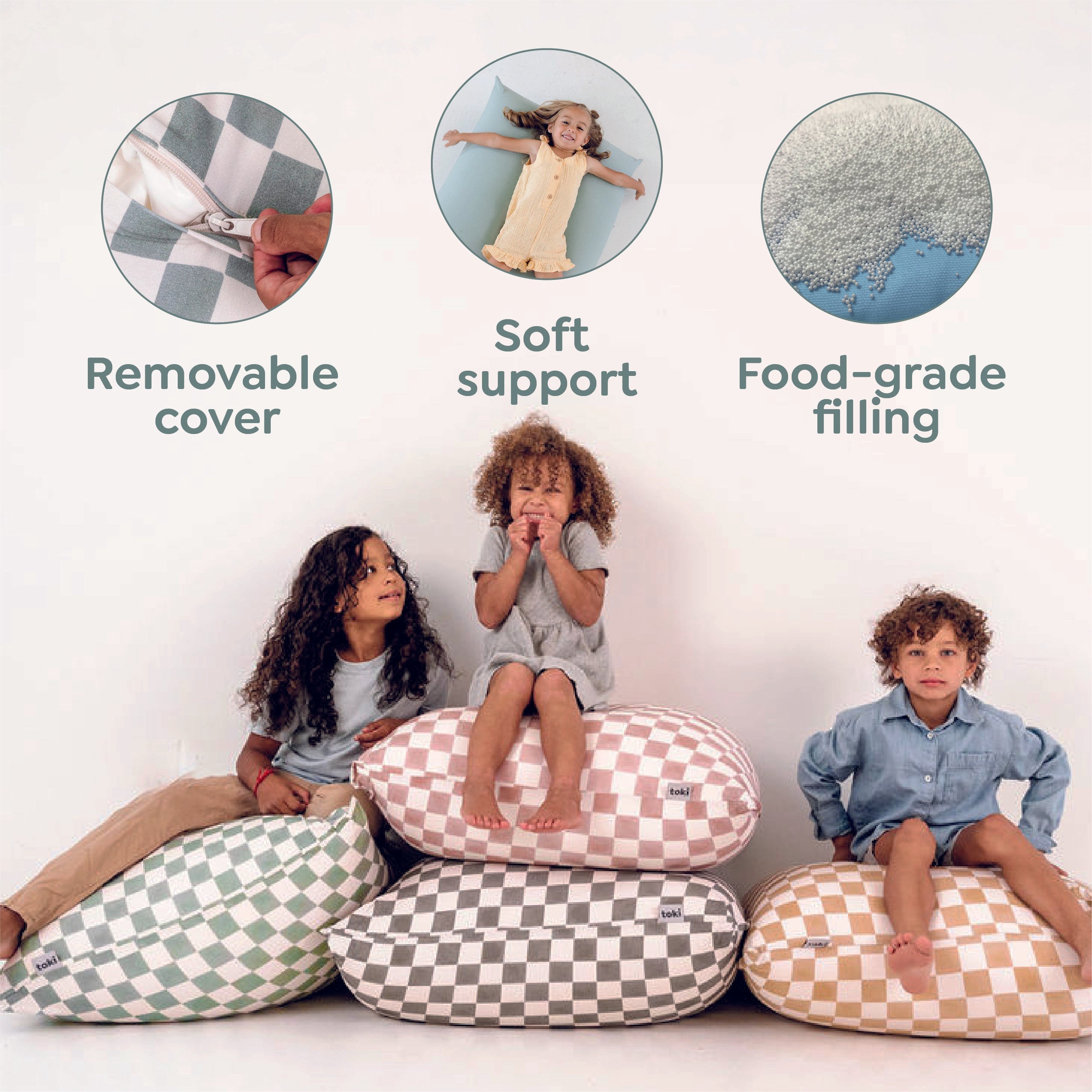 Kids Blooms Bean Bag U654