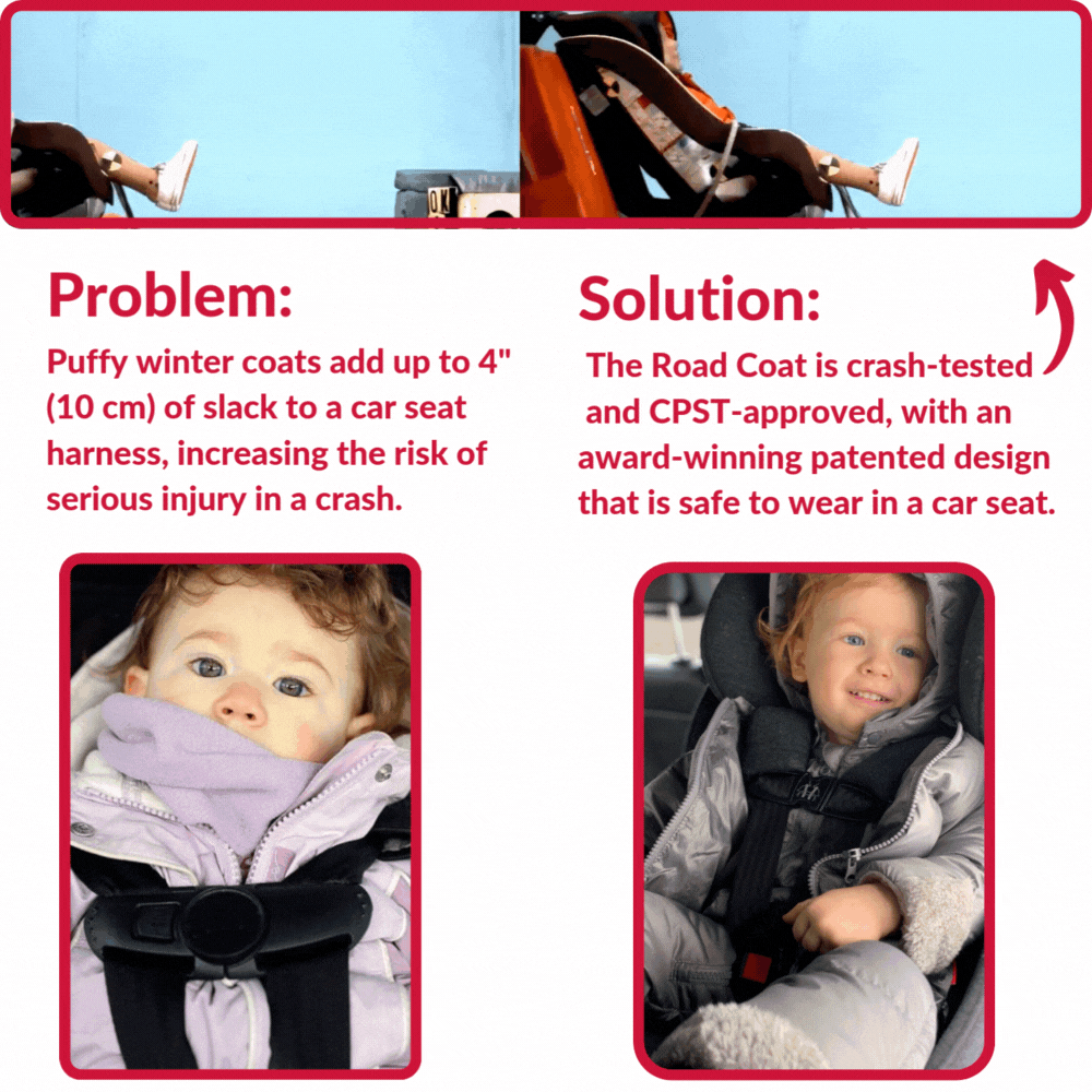 Car Seat Coat Down - Purple Raptor Print R2386
