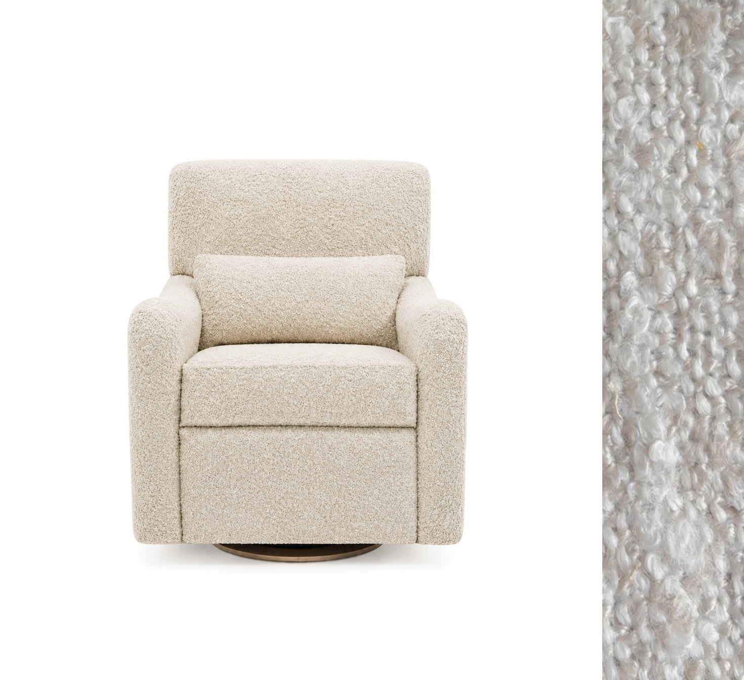 Teddy Power Gliding Swivel Nursery Recliner G737