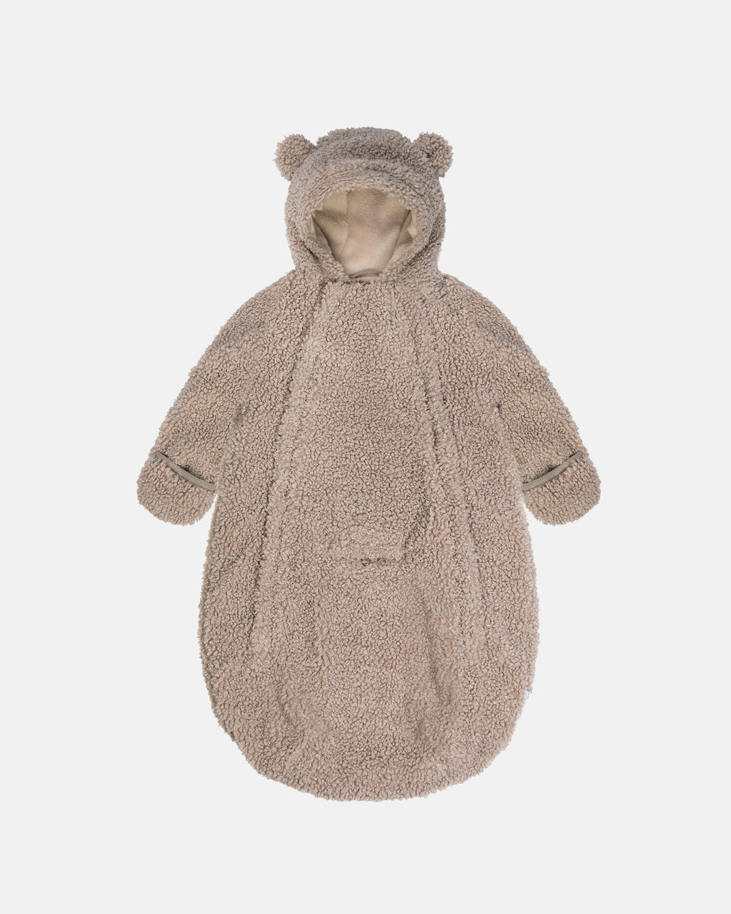 Teddy Baby Bunting - Oatmeal B28133