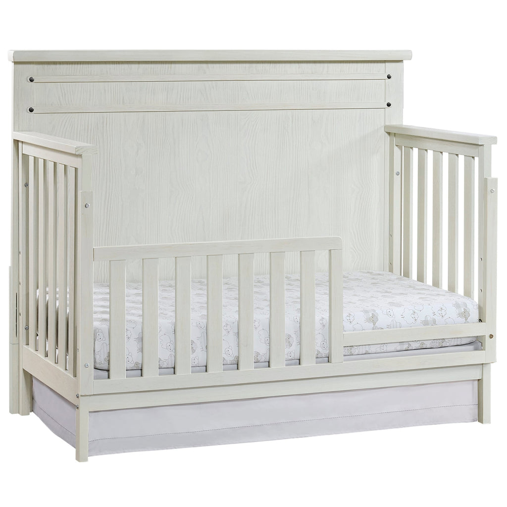 Rustic White Guard Rail for Baby Bed P791