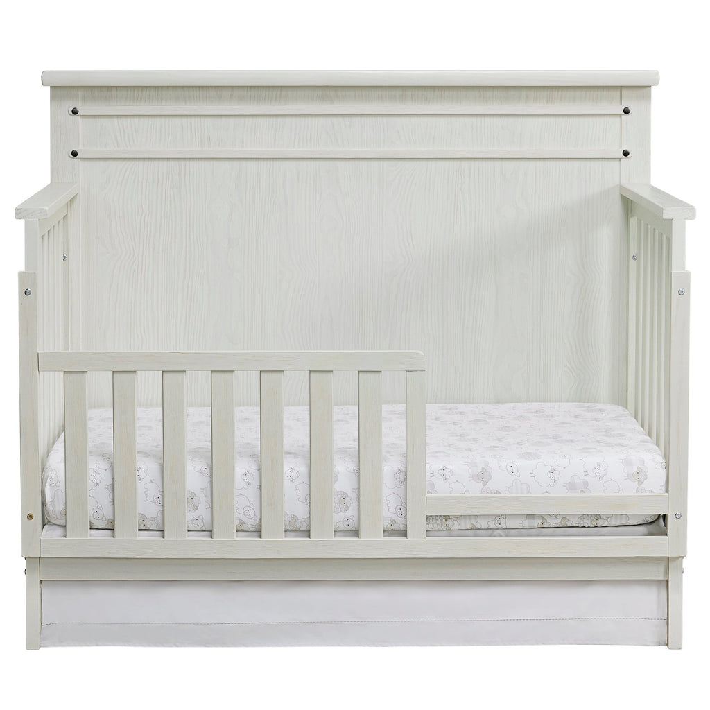 Rustic White Guard Rail for Baby Bed P791