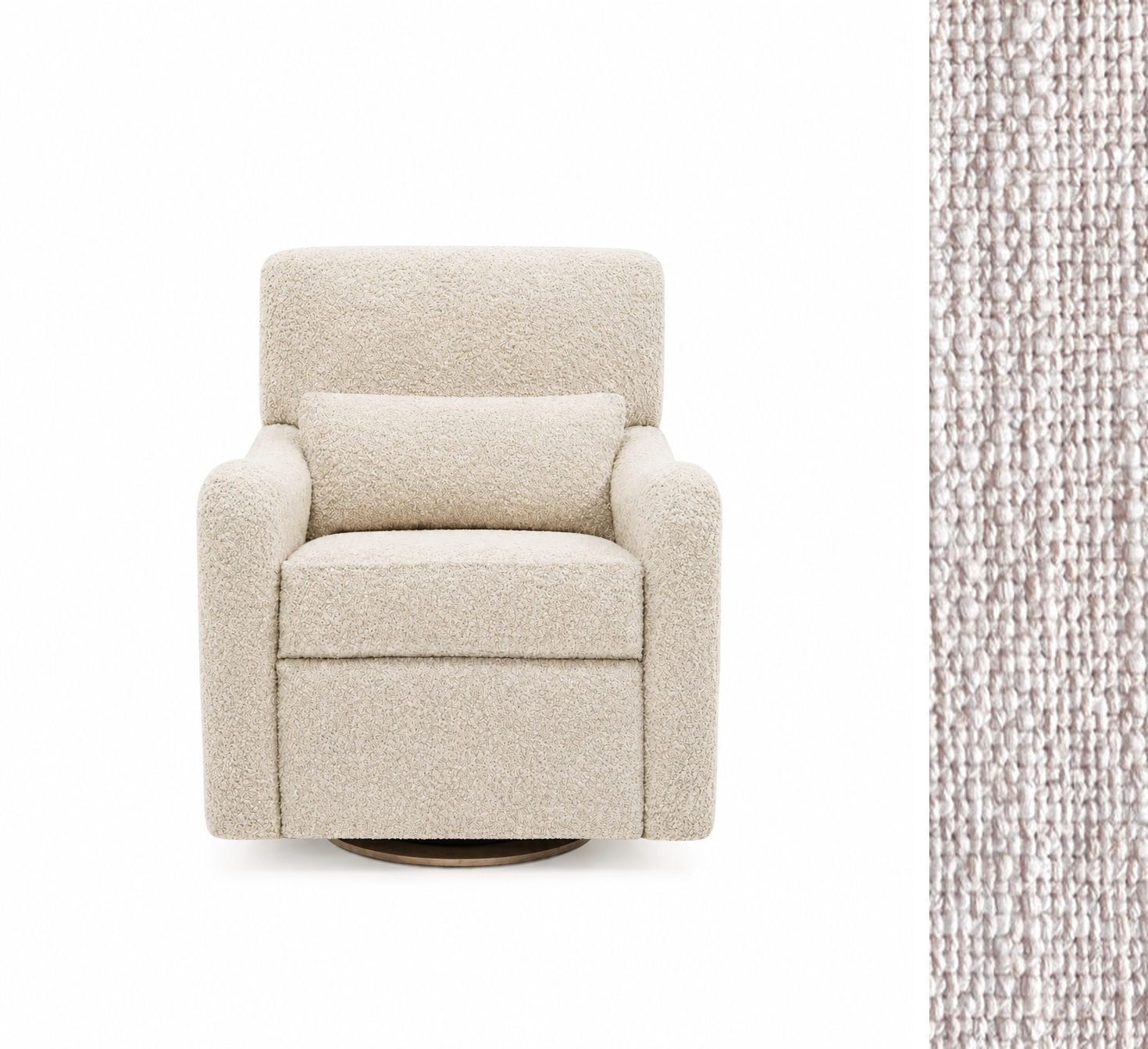 Teddy Power Gliding Swivel Nursery Recliner G737