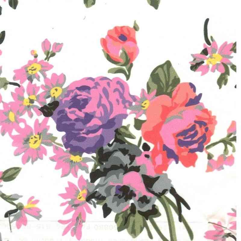 Floral Print Down Car Seat Coat Y69169