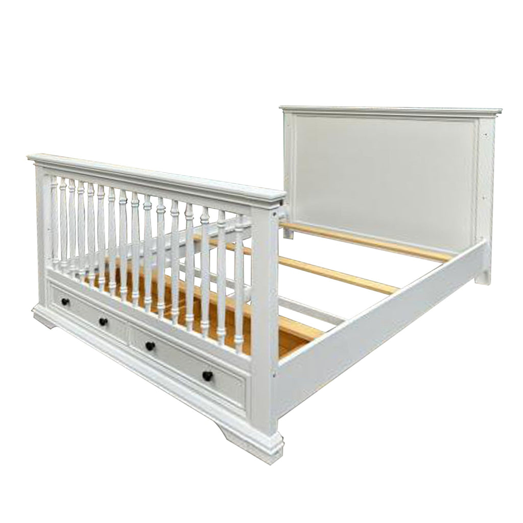 Full Size Bed Conversion Rails - White N89880