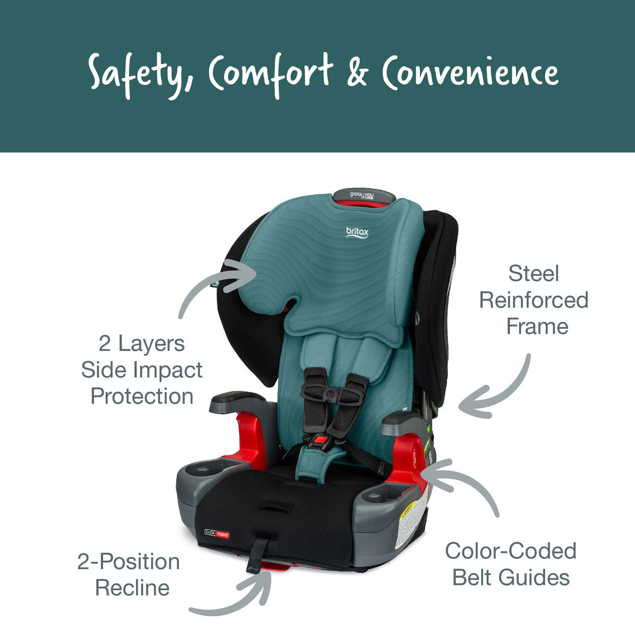 2-in-1 Harness to Booster Car Seat A434