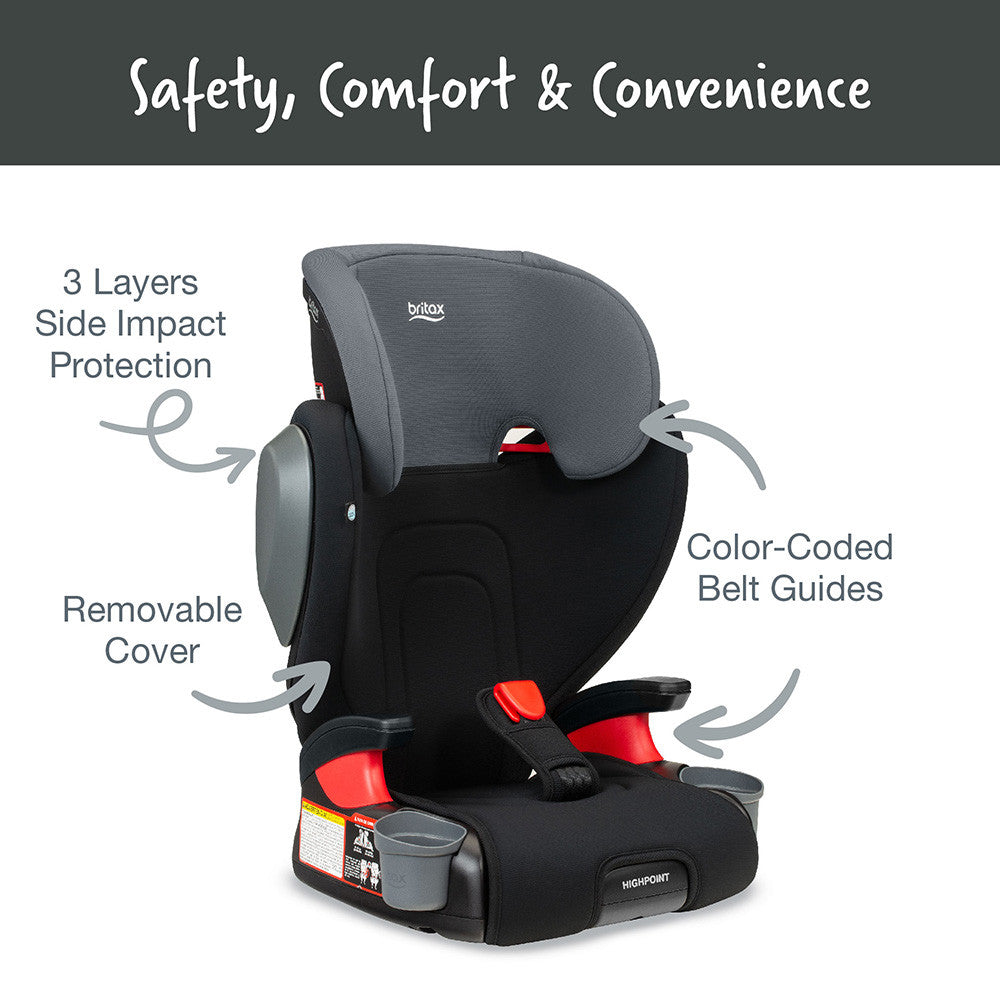 2-Stage Belt-Positioning Booster Seat Y455