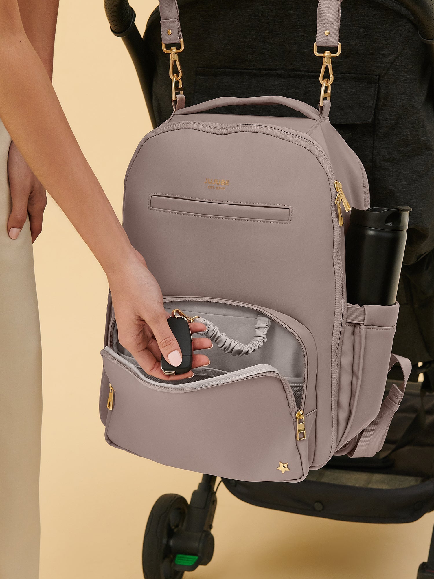 Diaper Backpack - Taupe G518