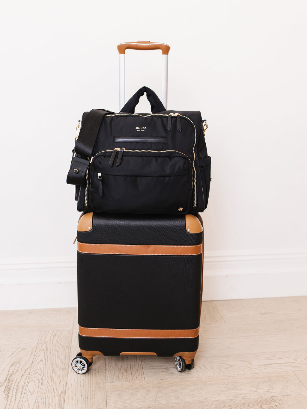 Satchel Diaper Bag - Black E67081