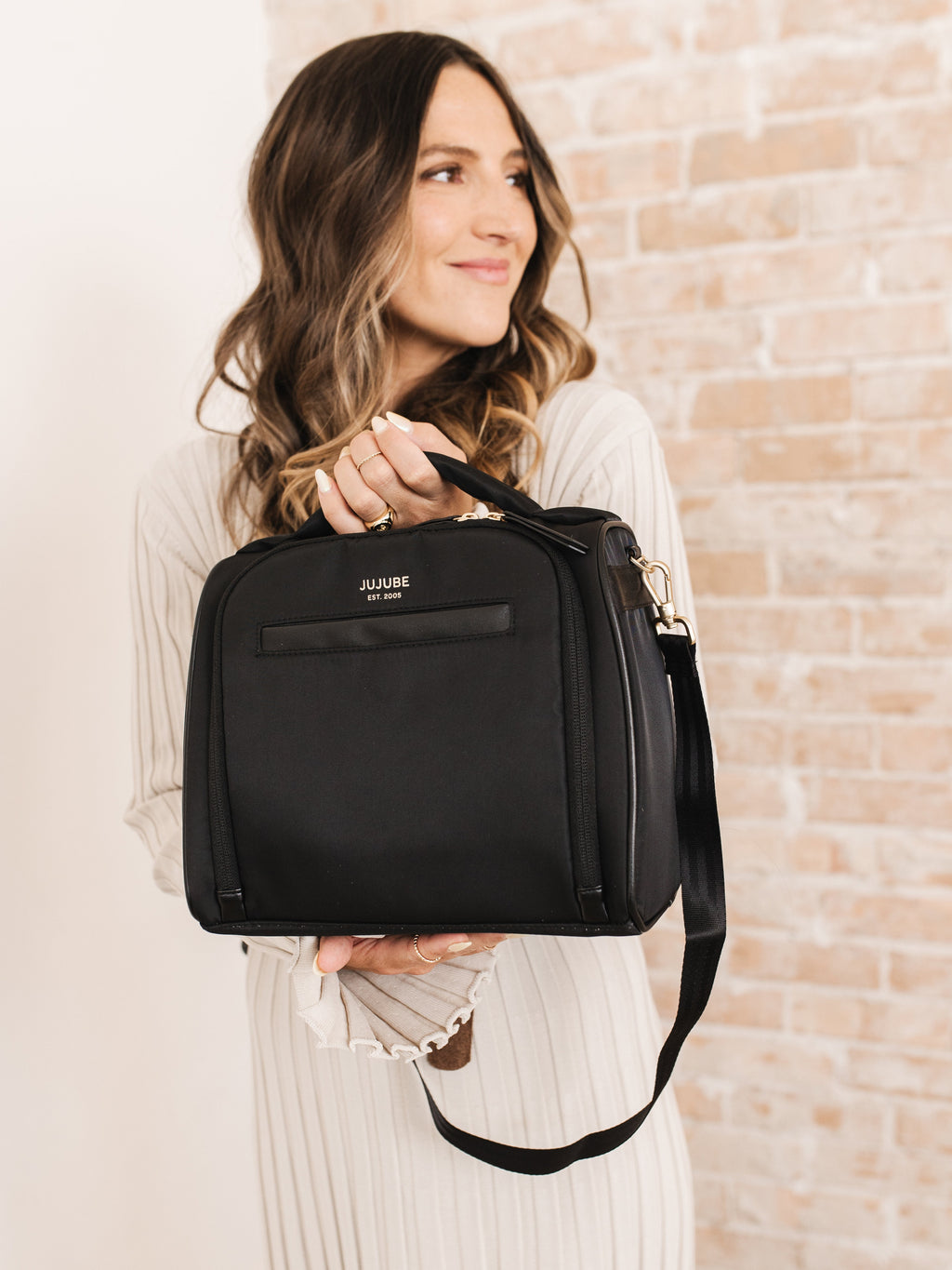 Insulated Bottle Bag - Black Y4756