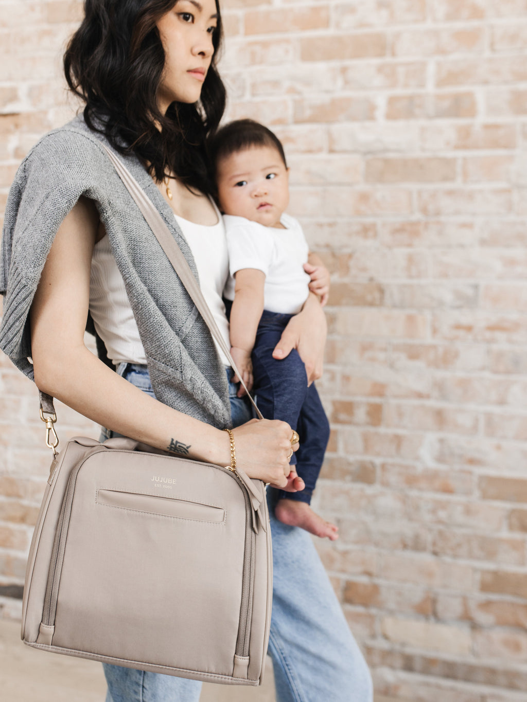 Insulated Bottle Bag - Taupe L2971