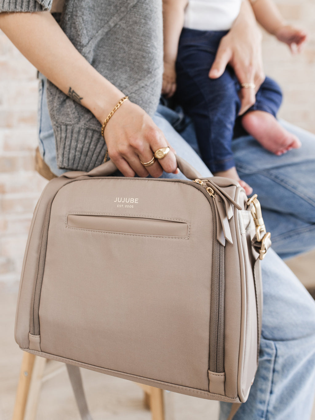 Insulated Bottle Bag - Taupe L2971