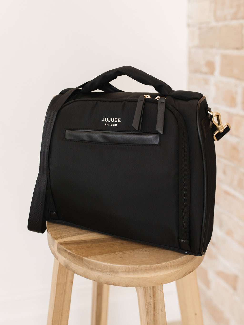 Satchel Diaper Bag - Black E67081