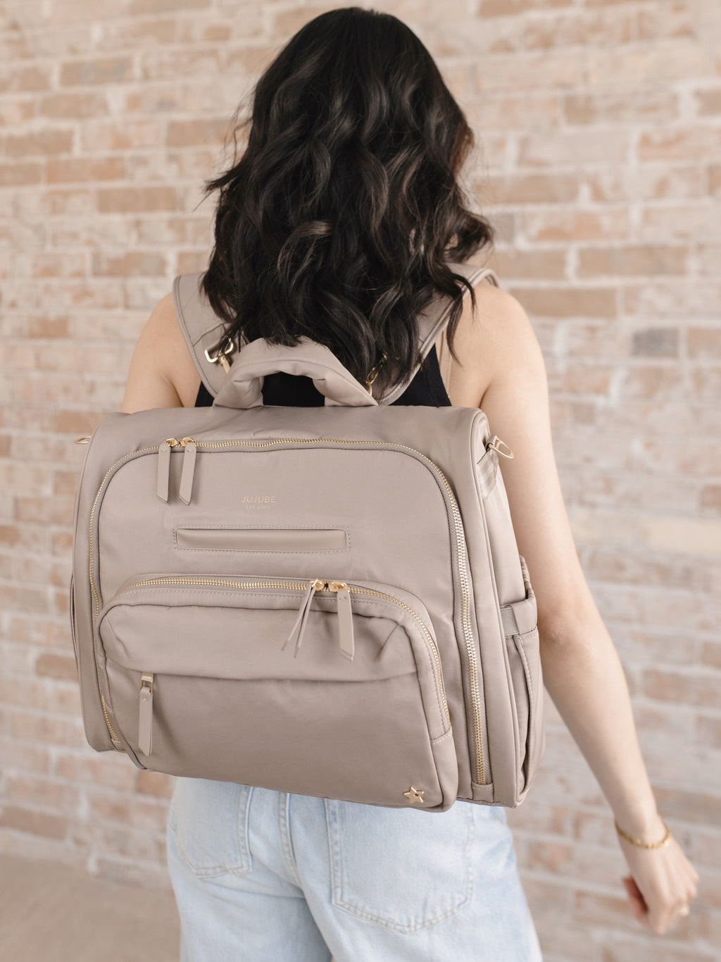 Satchel Diaper Bag - Taupe V818493