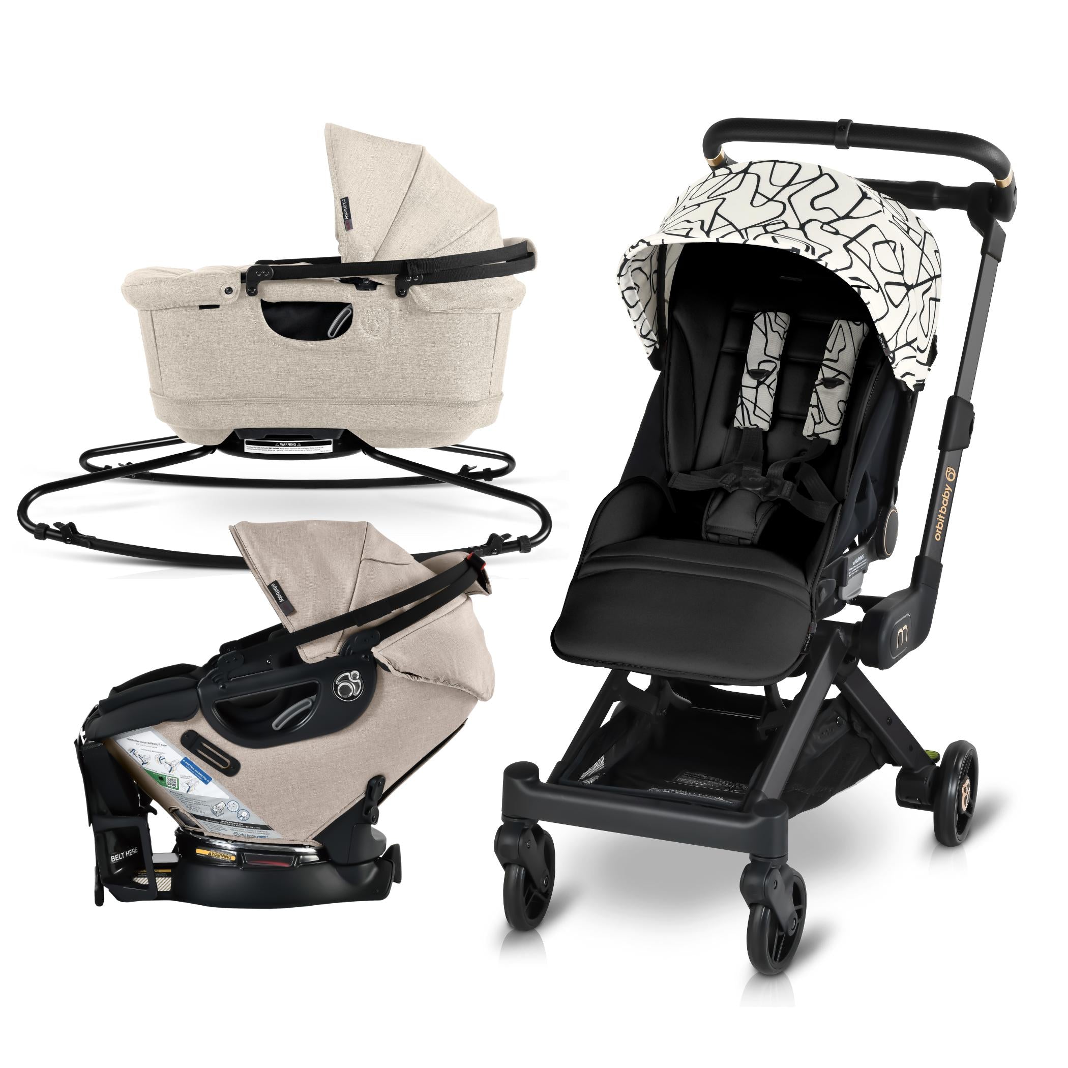 Travel System with Stroller, Lounge, and Ride Modes P25870