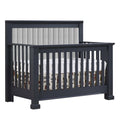Convertible Crib with Channel Tufted Panel, Linen Grey Y97678