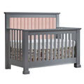 Convertible Crib with Channel Tufted Panel Blush D710