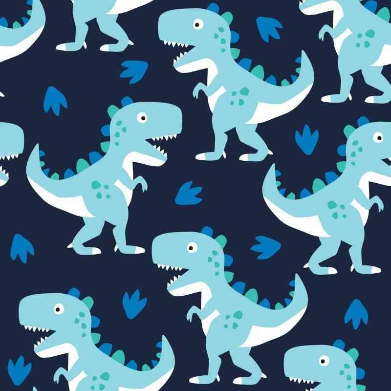 Car Seat Coat Down - Navy Raptor Print L726070