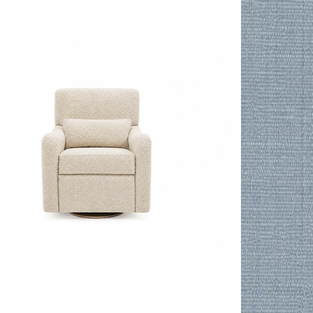Teddy Power Gliding Swivel Nursery Recliner G737