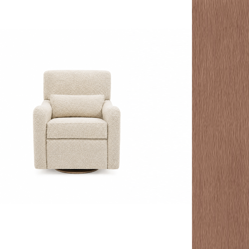 Teddy Power Gliding Swivel Nursery Recliner G737