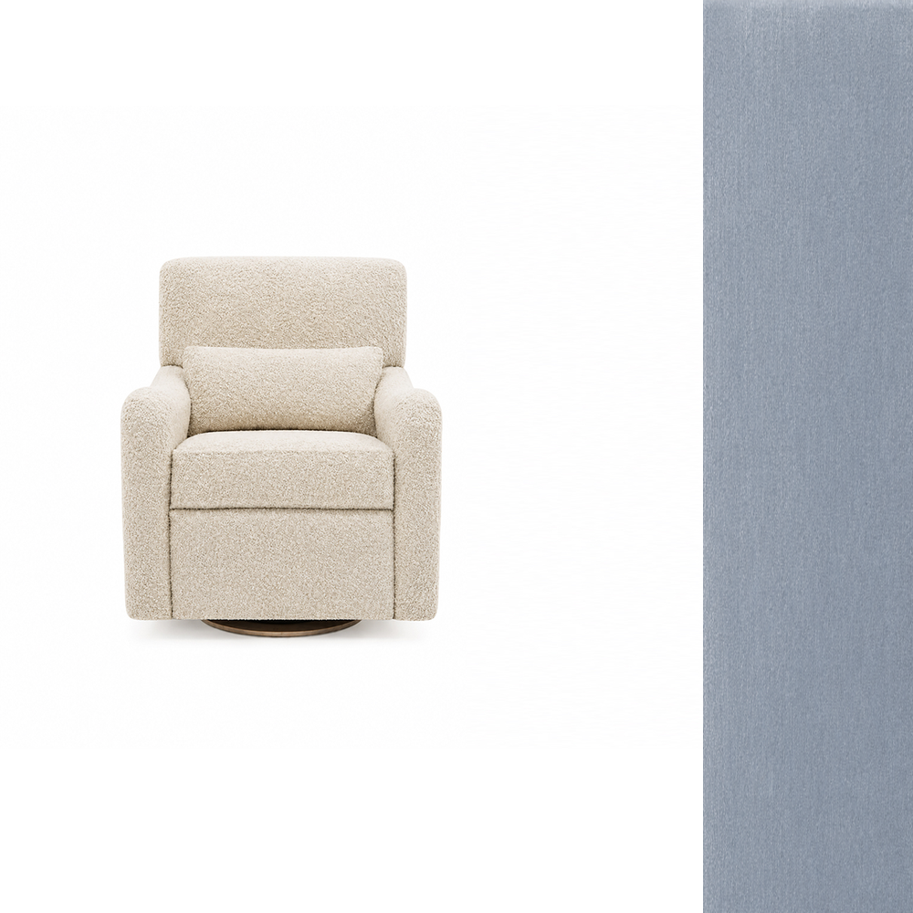 Teddy Power Gliding Swivel Nursery Recliner G737