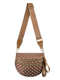 Ounamei Polka Dots Crossbody Bum Bag for Women | Large Capacity Belt Bag for Moms & Everyday Travel