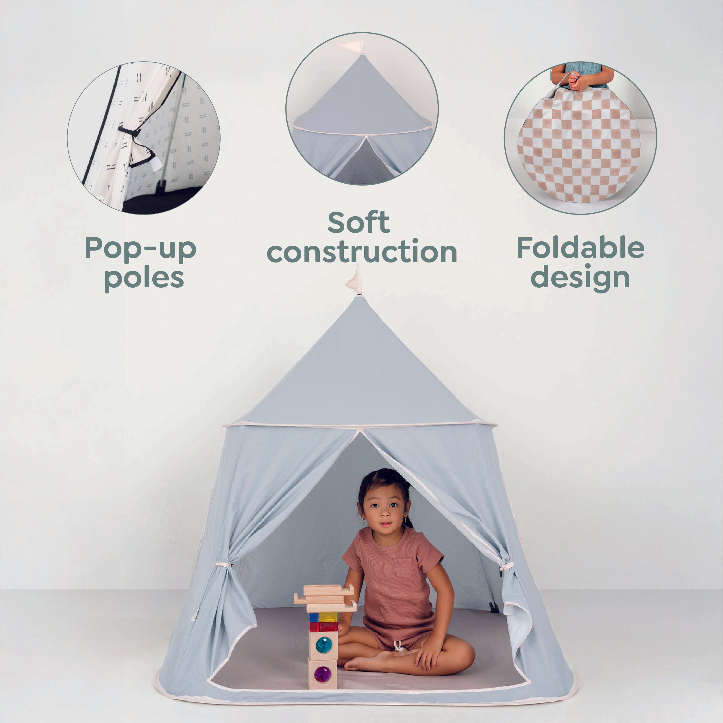 Rainbow Peach Play Tent T2695