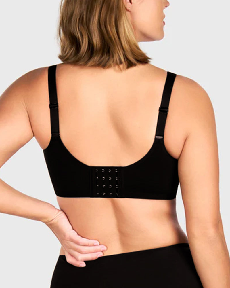 Plus Size Unlined Full Coverage Non-padded Cooling Minimizer Bra