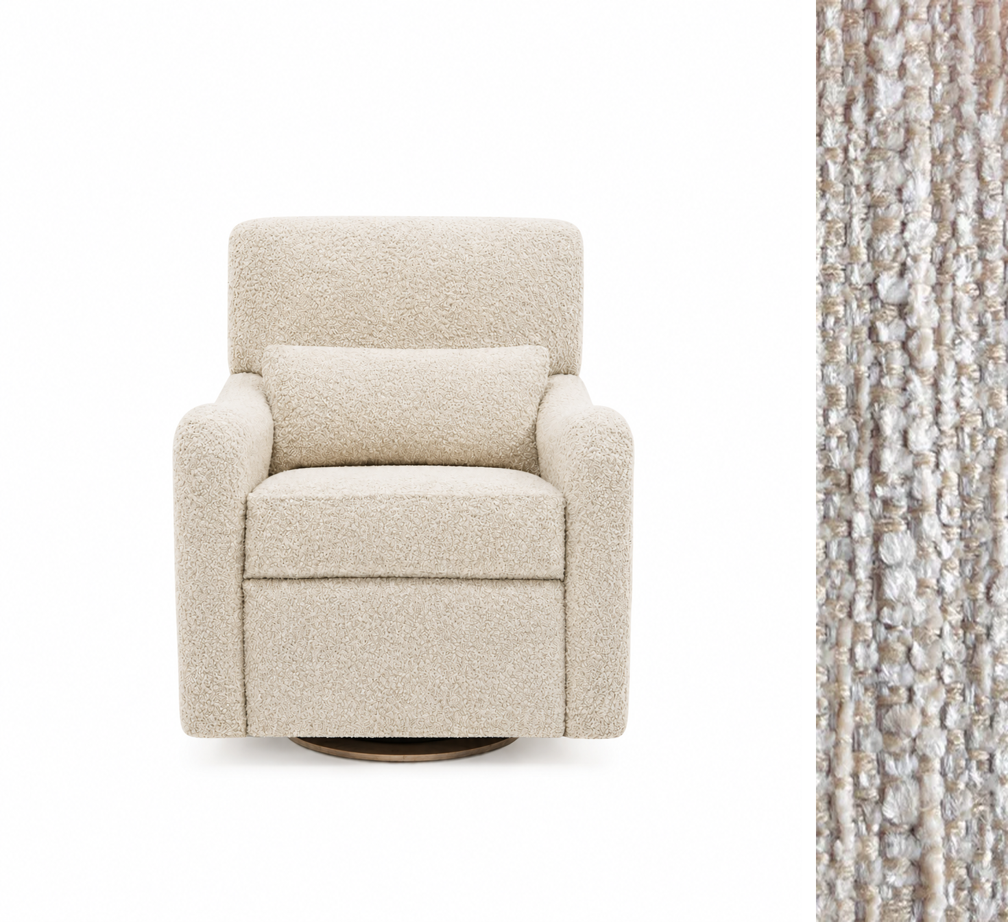 Teddy Power Gliding Swivel Nursery Recliner G737