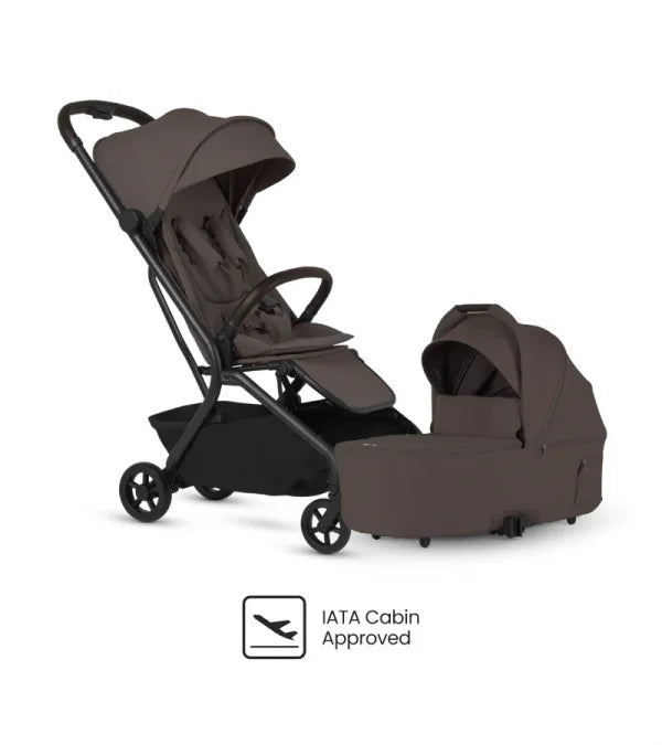 Compact Stroller with Folding Bassinet Bundle T180