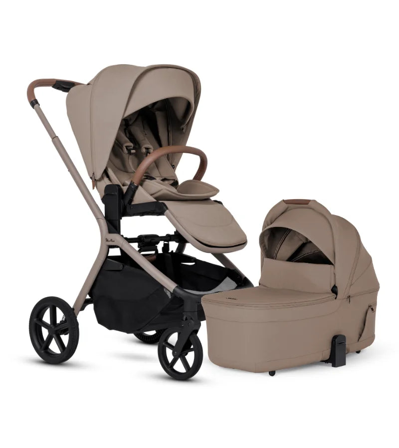 Compact Stroller with Folding Bassinet Bundle F7400