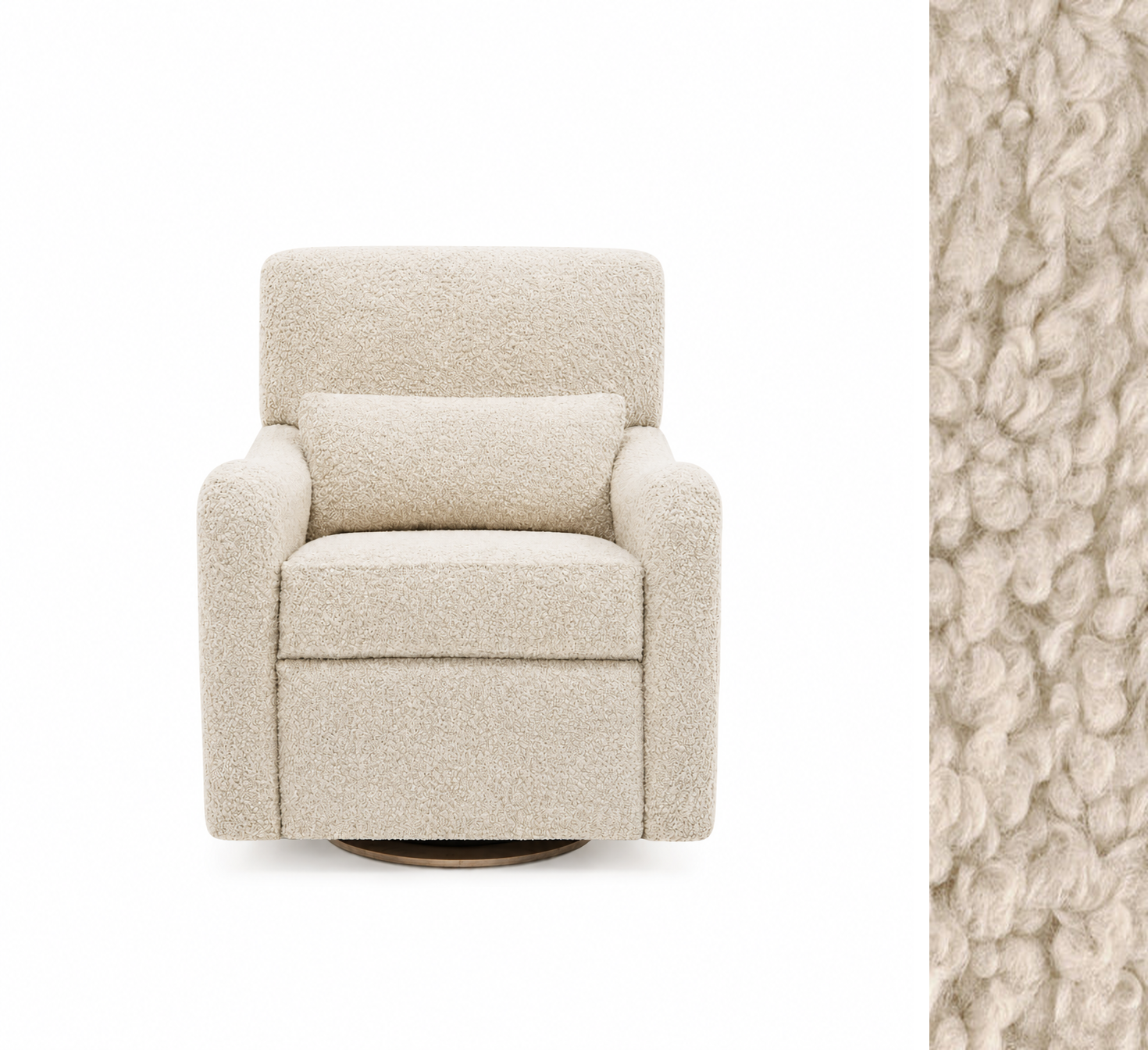 Teddy Power Gliding Swivel Nursery Recliner G737