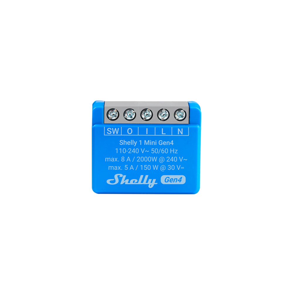 Shelly 1 Mini Gen4 List