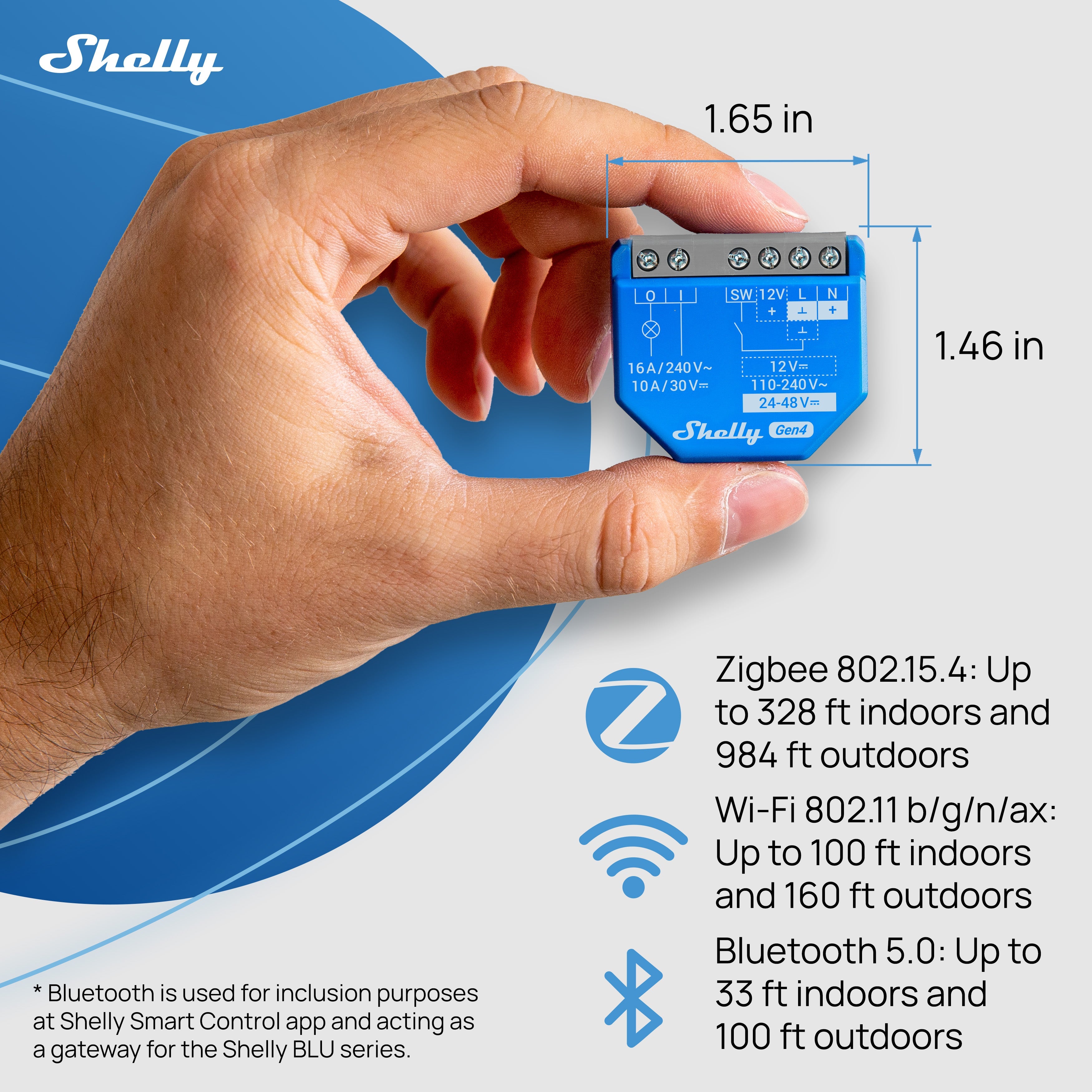 Shelly 1 Gen4 4-pack