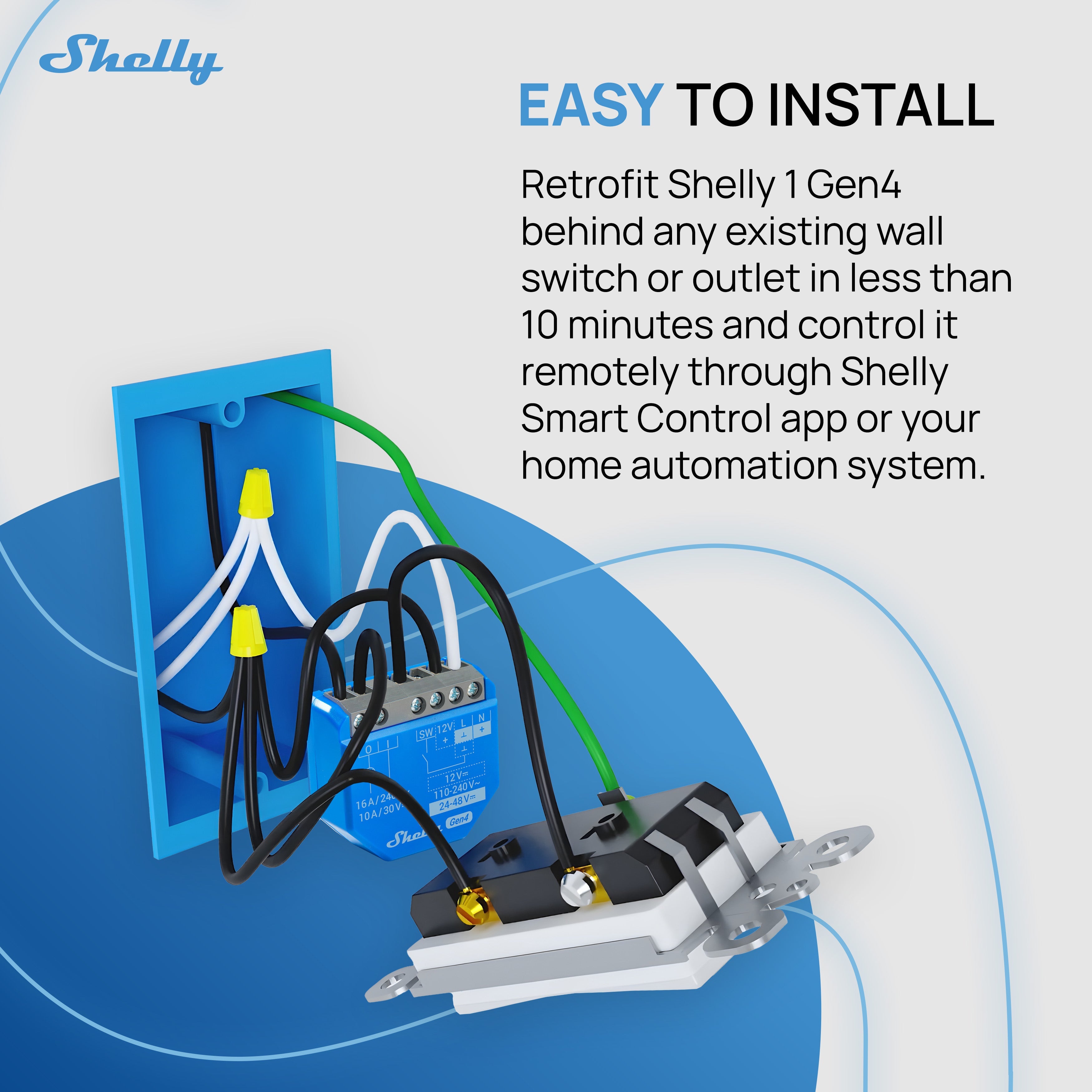 Shelly 1 Gen4 4-pack