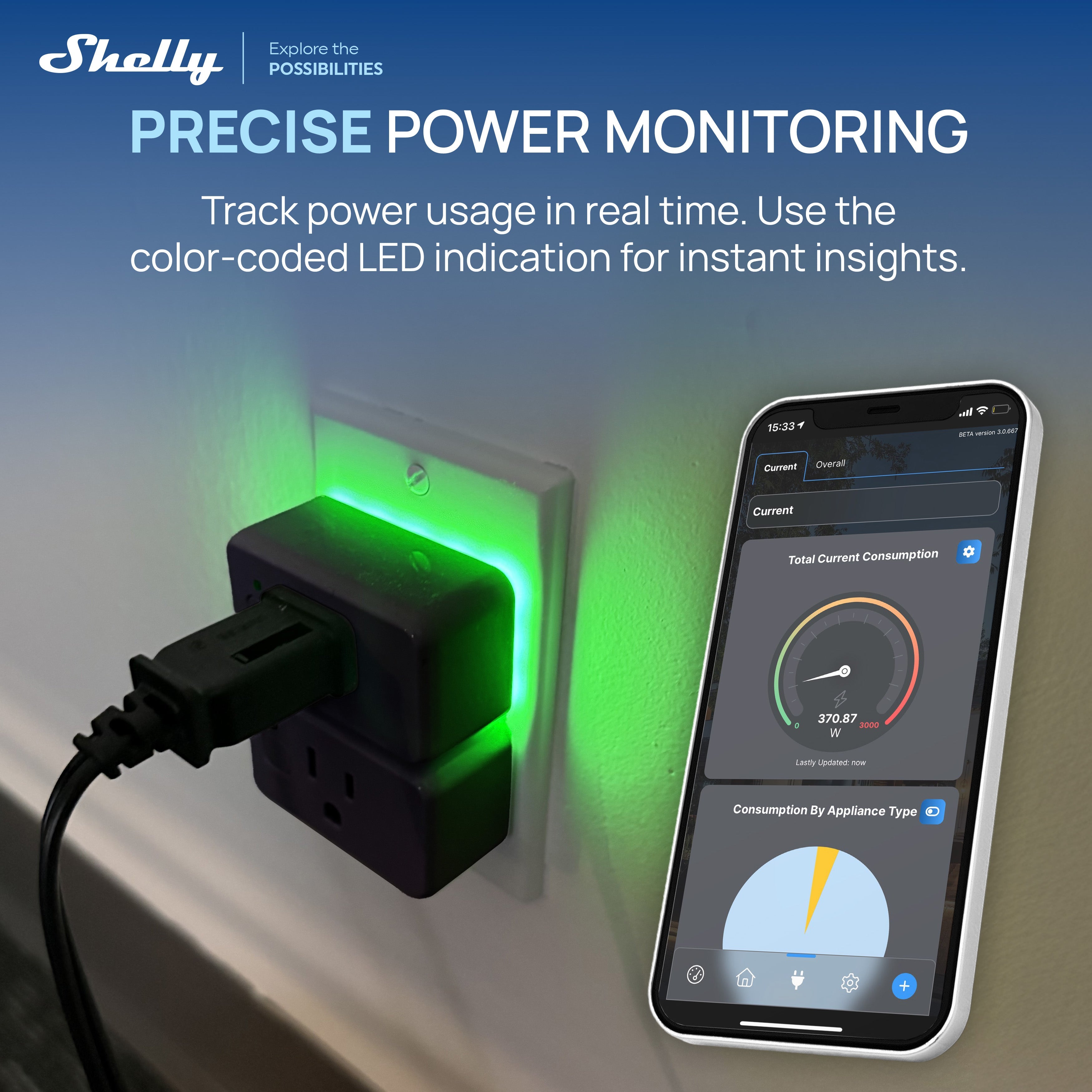 Shelly Plug US Gen4 Black