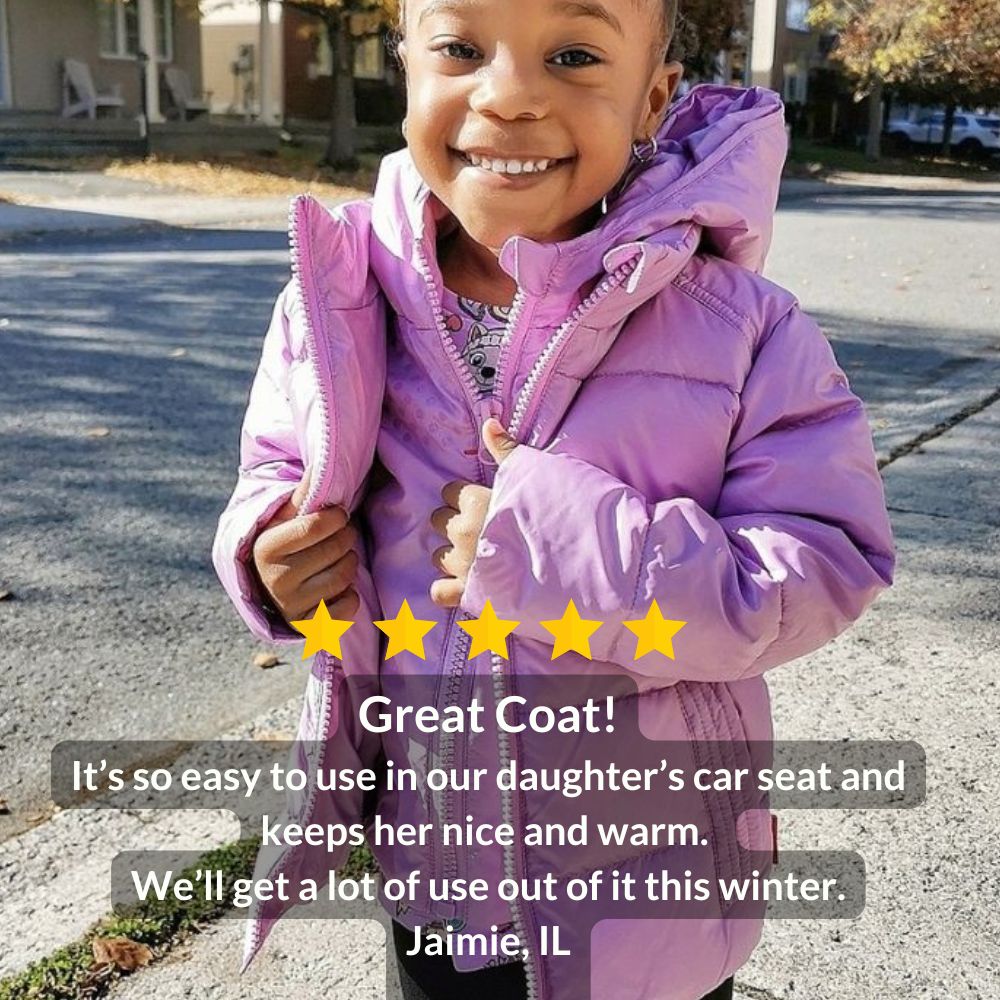 Car Seat Coat Down - Lilac Y2311