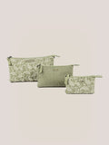 Paisley Floral 3-Piece Pouch Clutch Purse Set T289