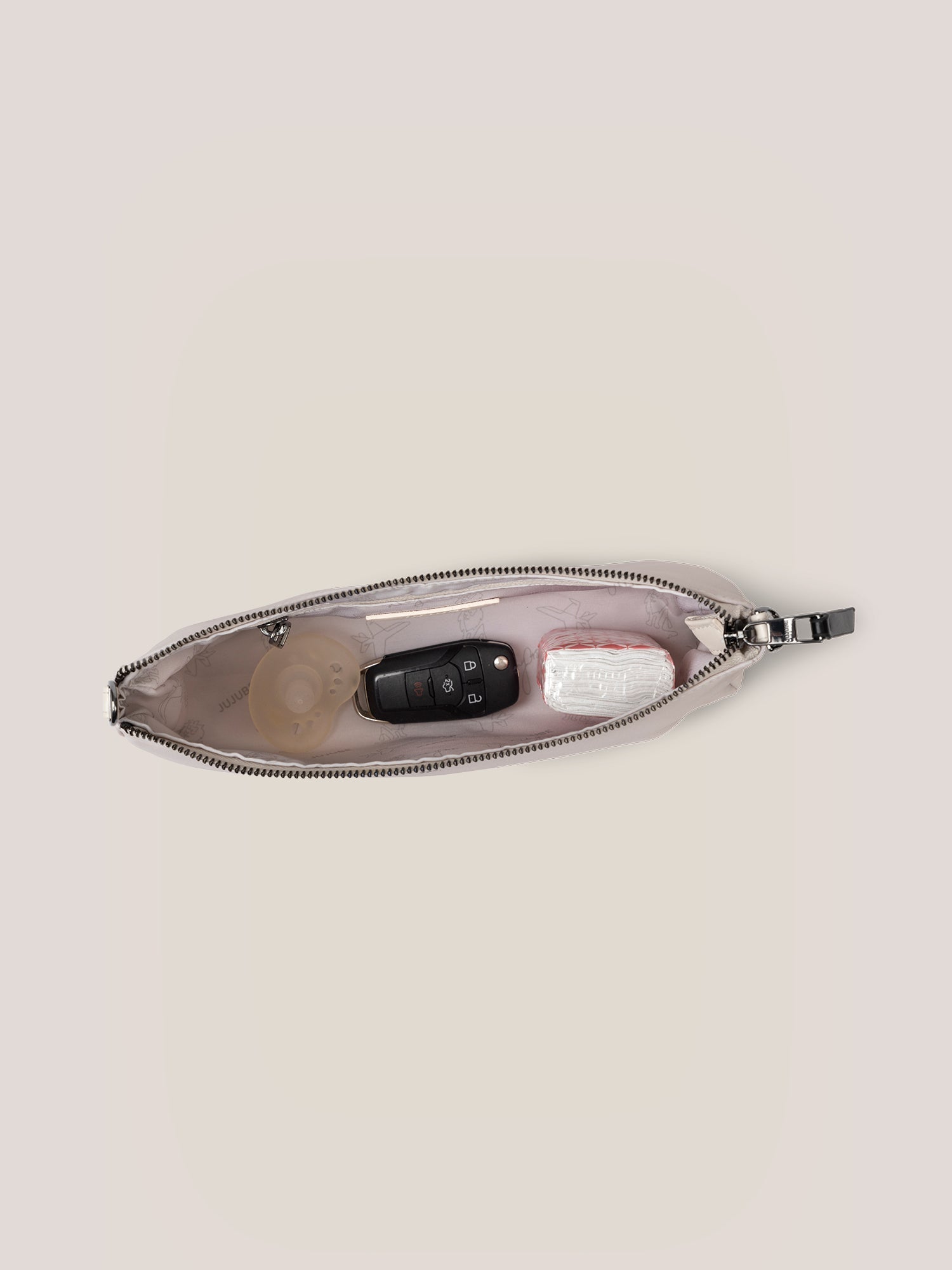 3-piece Pouch Set - Cloud & Black A7928