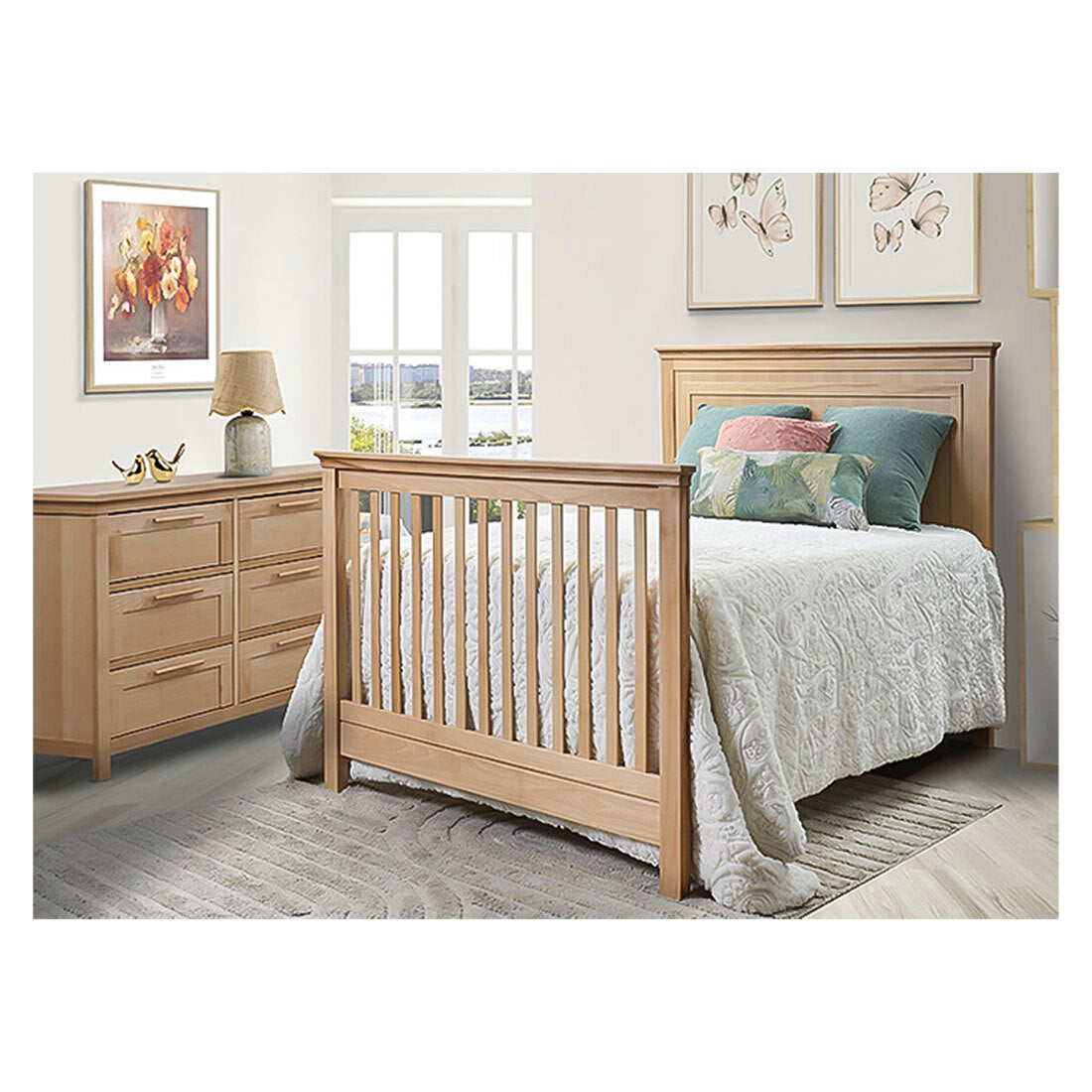 Luna Groupage Set (Crib, Double Dresser and Topper) G99299