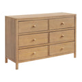 6 Drawer Dresser - Honey Wood C713494