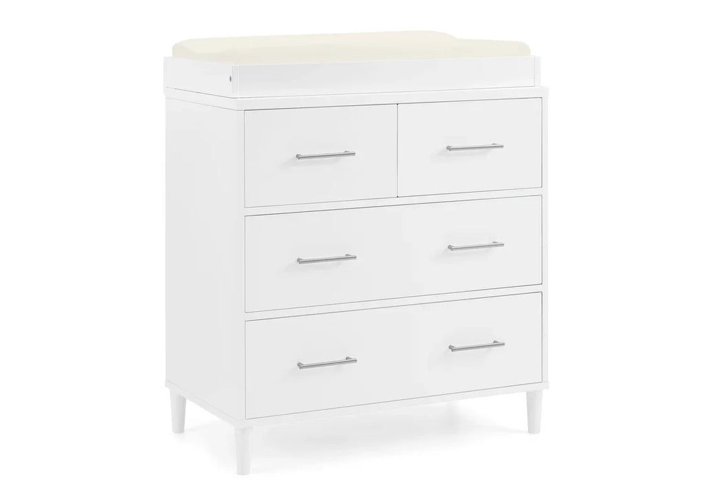 4 Drawer Dresser with Changing Top O966