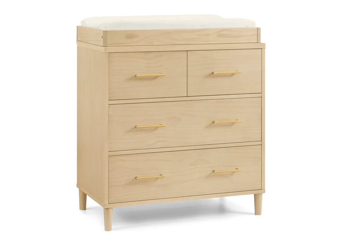 4 Drawer Dresser with Changing Top O966