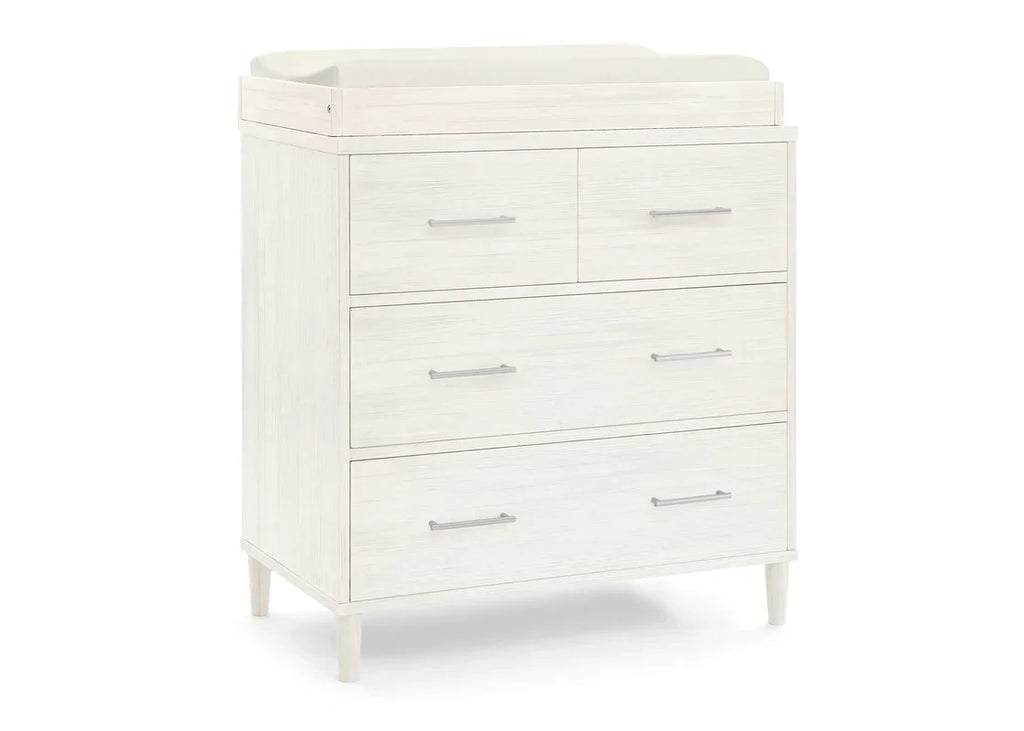 4 Drawer Dresser with Changing Top O966