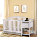 White Crib and Changer with Pad K800