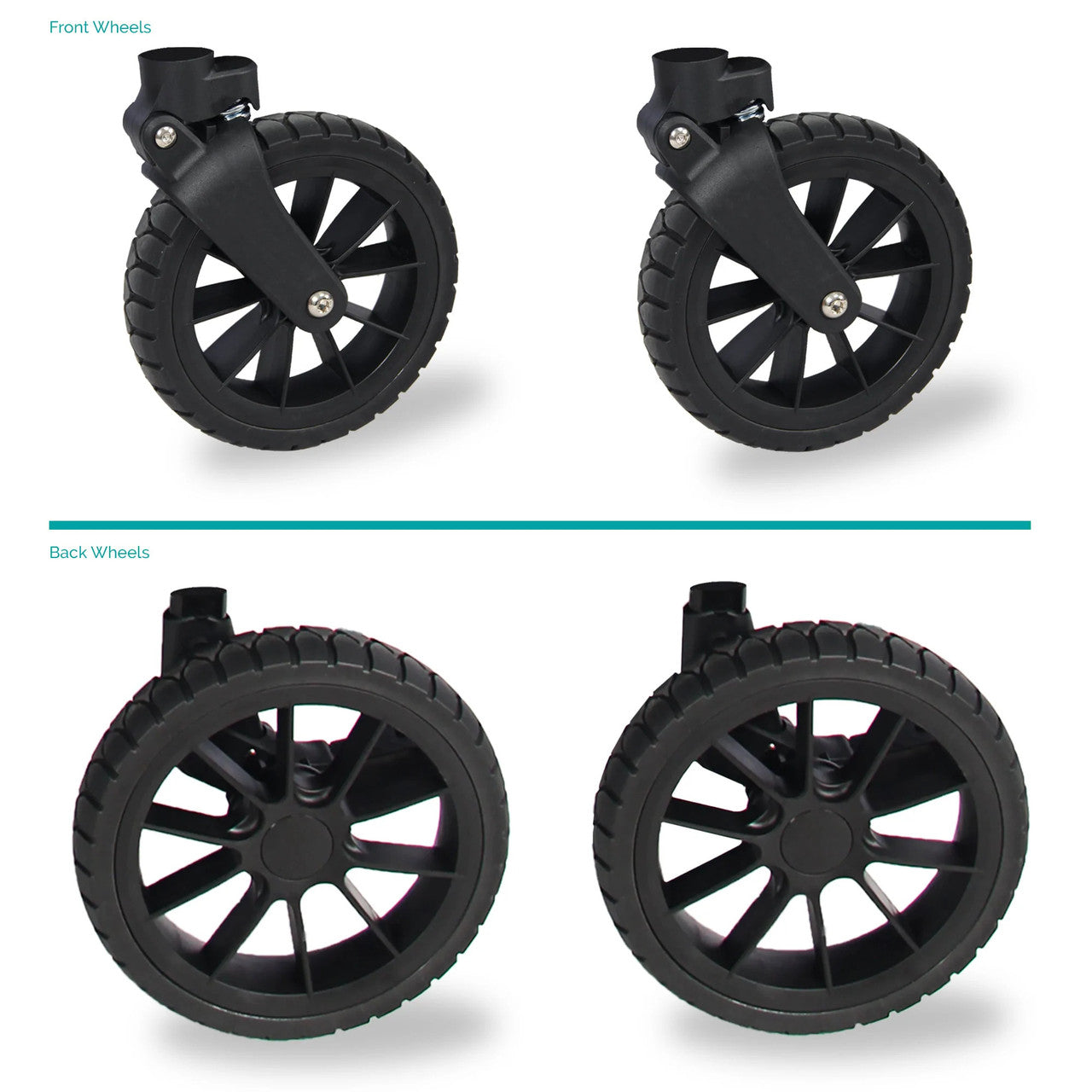 All Terrain XL Wheels with PU Tires Q64483