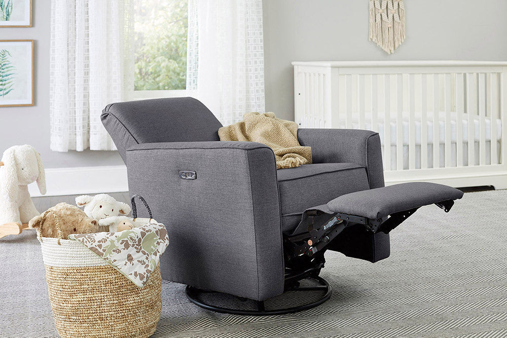 Swivel Power Reclining Glider in Stone N7243