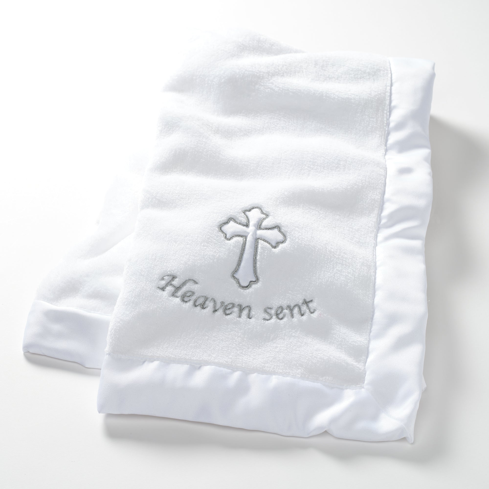 Baptism Christening Baby Blanket B4624